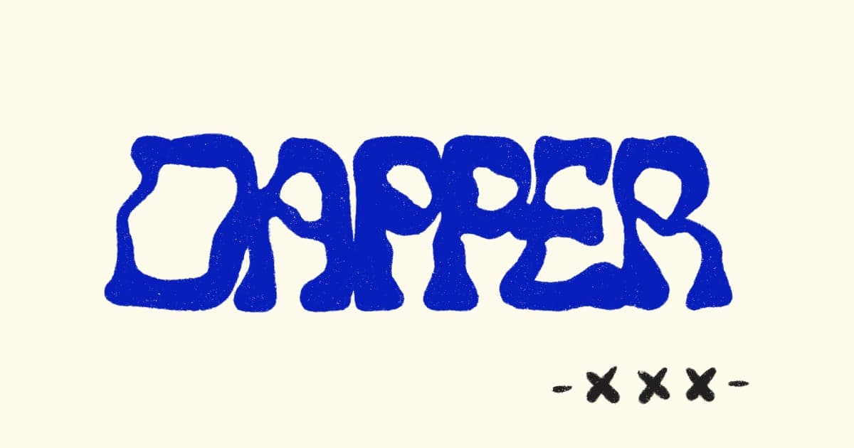 Logo van Café Dapper in Amsterdam.