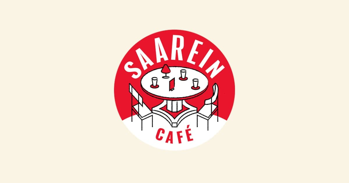 Logo van Café Saarein in Amsterdam.